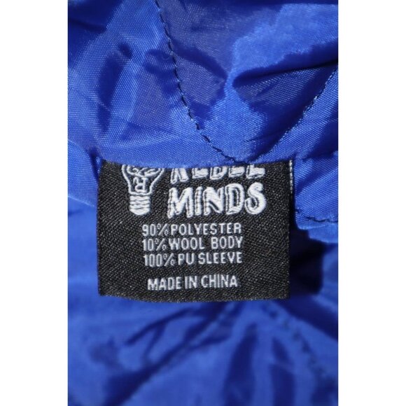 Rebel Minds Embroidered & Patch "Blessed Burn my Mind" Varsity Jacket Size XL - Picture 9 of 9